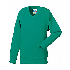 Winter Emerald Kids V-Neck Sweatshirt