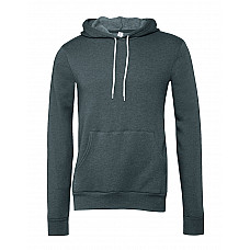 Heather Slate Canvas Unisex Poly-Cotton Fleece Pullover Hoodie