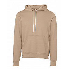 Tan Canvas Unisex Poly-Cotton Fleece Pullover Hoodie