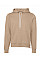 Tan Canvas Unisex Poly-Cotton Fleece Pullover Hoodie