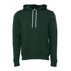 Forest Green Canvas Unisex Poly-Cotton Fleece Pullover Hoodie