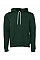 Forest Green Canvas Unisex Poly-Cotton Fleece Pullover Hoodie