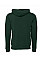 Forest Green Canvas Unisex Poly-Cotton Fleece Pullover Hoodie