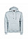 Ice Blue Men's Hooded Sweatshirt