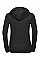 Black Ladies' Authentic Zipped Hood Jacket