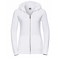 White Ladies' Authentic Zipped Hood Jacket