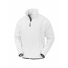 White Recycled Microfleece Jacket