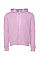 Lilac Canvas Unisex Poly-Cotton Fleece Full-Zip Hoodie