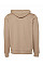 Tan Canvas Unisex Poly-Cotton Fleece Full-Zip Hoodie