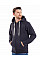 Charcoal Grey Melange Men's Superstar Zip-Through Hoodie