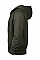 Deep Green Men's Fashion Full Zip Hood