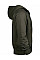 Deep Green Men's Fashion Full Zip Hood