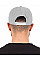 Silver Classic Snapback Cap