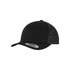 Black Retro Trucker Cap