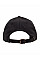 Black Low Profile Cotton Twill Cap