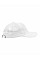 White Low Profile Cotton Twill Cap