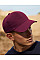 French Navy/Stone Pro-Style Heavy Brushed Cotton Cap