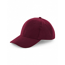 Burgundy Pro-Style Heavy Brushed Cotton Cap