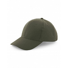 Olive Pro-Style Heavy Brushed Cotton Cap