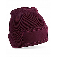 Burgundy Original Patch Beanie