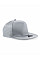 Light Grey 5 panel Snapback Rapper Cap