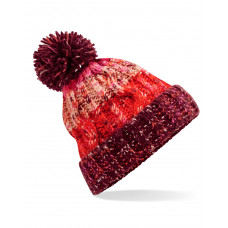 Cherry Sherbert Corkscrew Pom Pom Beanie