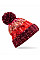 Cherry Sherbert Corkscrew Pom Pom Beanie