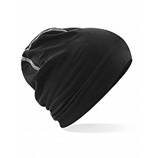 Black/White Hemsedal Cotton Beanie