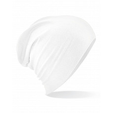 White Hemsedal Cotton Slouch Beanie