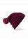 Burgundy/Off White Snowstar® Beanie