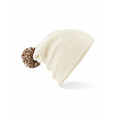 Off White/Mocha Snowstar® Beanie