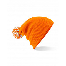 Orange/White Snowstar® Beanie