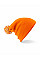 Orange/White Snowstar® Beanie