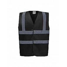 Black Enhanced Vis Waistcoat