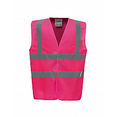 Pink Enhanced Vis Waistcoat