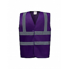 Purple Enhanced Vis Waistcoat