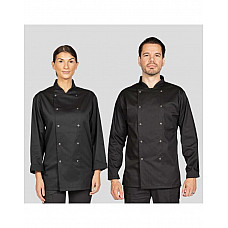 Black Budget Long Sleeve Chefs Jacket