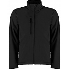 Black Regular Fit Soft Shell Jacket