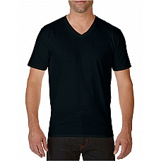 Black Premium Cotton® Adult V-Neck T-Shirt