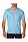 Light Blue Premium Cotton® Adult V-Neck T-Shirt