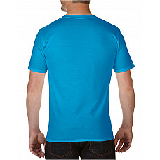 Sapphire Premium Cotton® Adult V-Neck T-Shirt