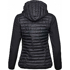 Black Ladies' Hooded Crossover Jacket