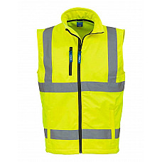 Hi-Vis Yellow Hi-Vis Softshell Bodywarmer