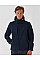 Black Men's Hooded 3-Layer Softshell