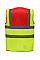 Red/Hi Vis Yellow Two Tone Class 1 Waistcoat