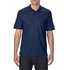 Navy Blue Performance® Adult Double Piqué Polo