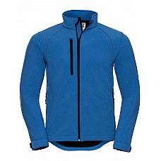 Azure Blue Men's Softshell Jacket