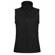 Black/Black Flux Women's Softshell Bodywarmer