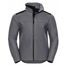 Convoy Grey Heavy Duty Workwear Softshell Jacket