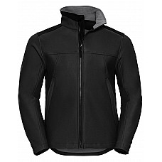 Black Heavy Duty Workwear Softshell Jacket